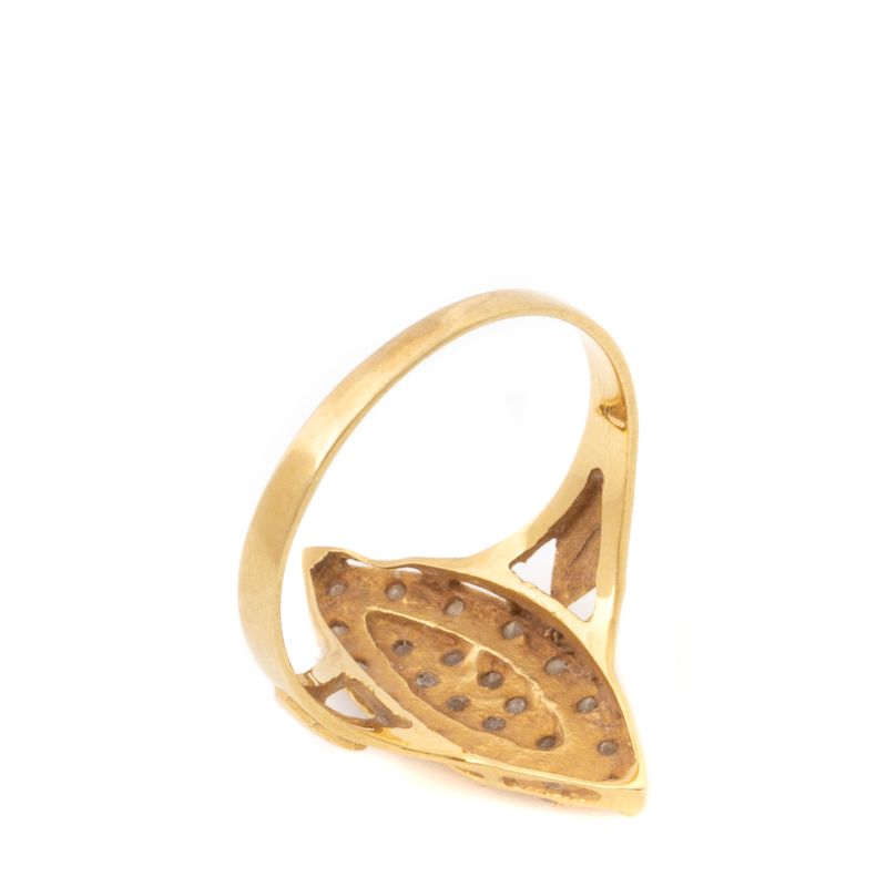 Anel-Vintage-Ouro-Amarelo-e-Brilhantes