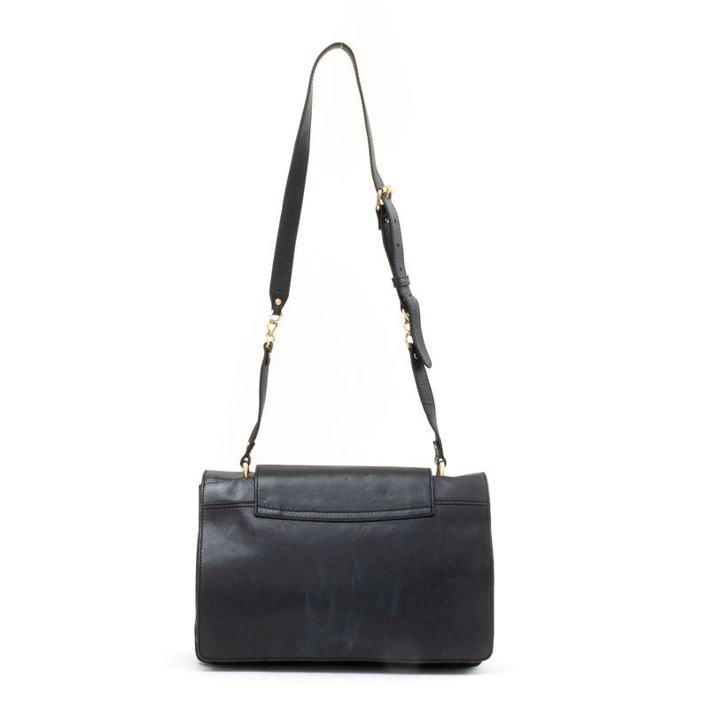 Bolsa-Armani-Exchange-Couro-Preto
