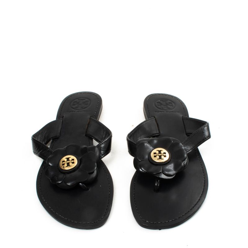 Sandalia-Rasteira-Tory-Burch-Flor-Preta