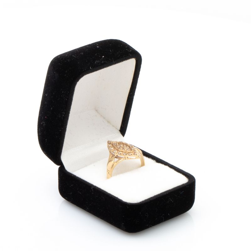 Anel-Vintage-Ouro-Amarelo-e-Brilhantes