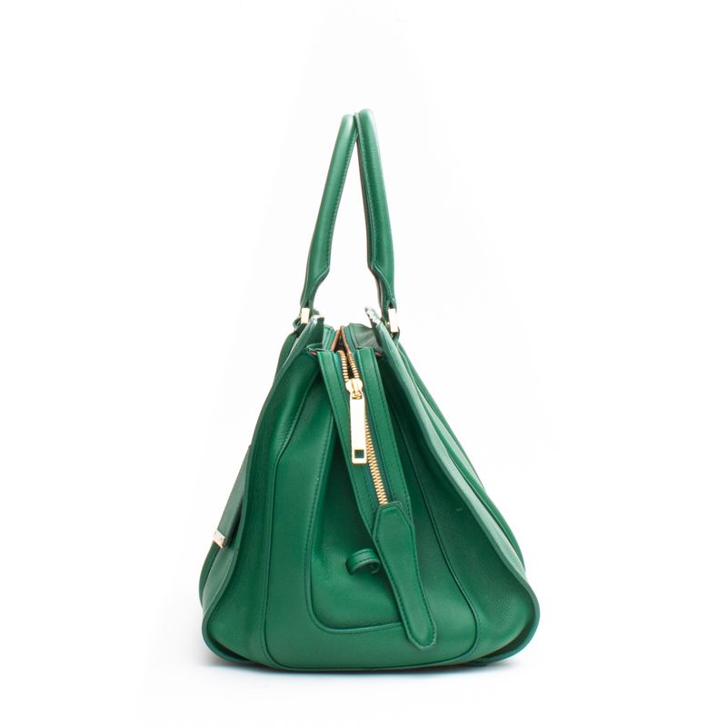 Bolsa-Hugo-Boss-Couro-Verde