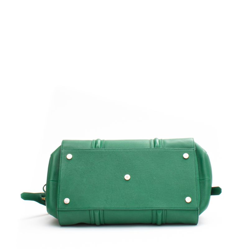 Bolsa-Hugo-Boss-Couro-Verde