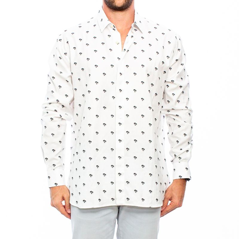 Camisa-Saint-Laurent-Branca-Coqueiros