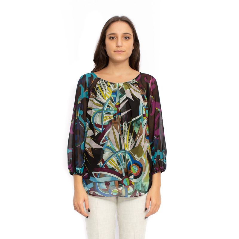 Blusa-Versace-Collection-Estampa-Colorida