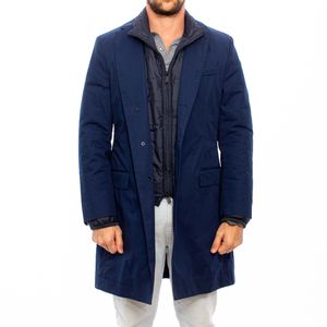 Casaco Hugo Boss Azul Marinho Sobreposição