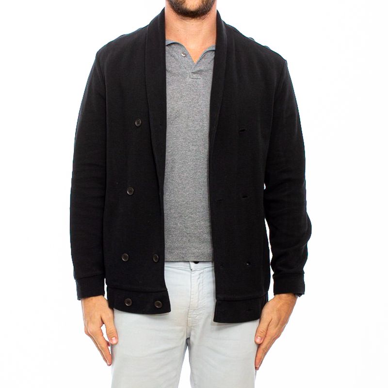 Cardigan-Hugo-Boss-Preto