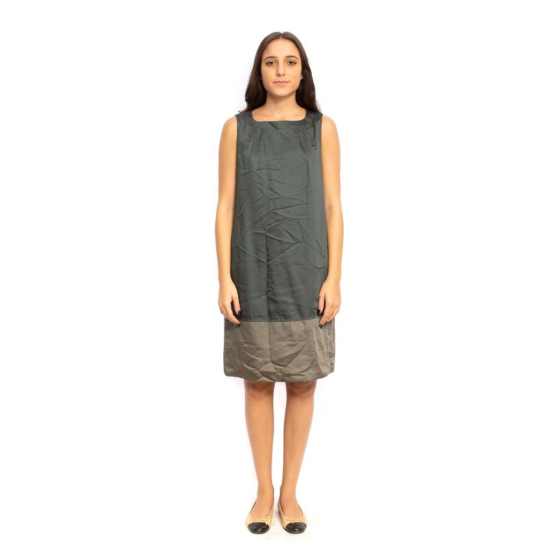 Vestido-MaxMara-Chumbo
