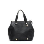 Bolsa-Bulgari-Couro-Preto