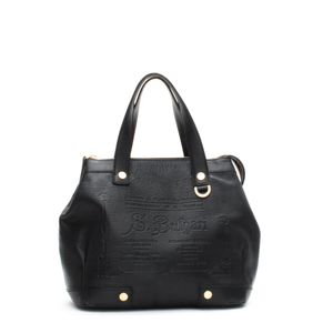 Bolsa Bulgari Couro Preto