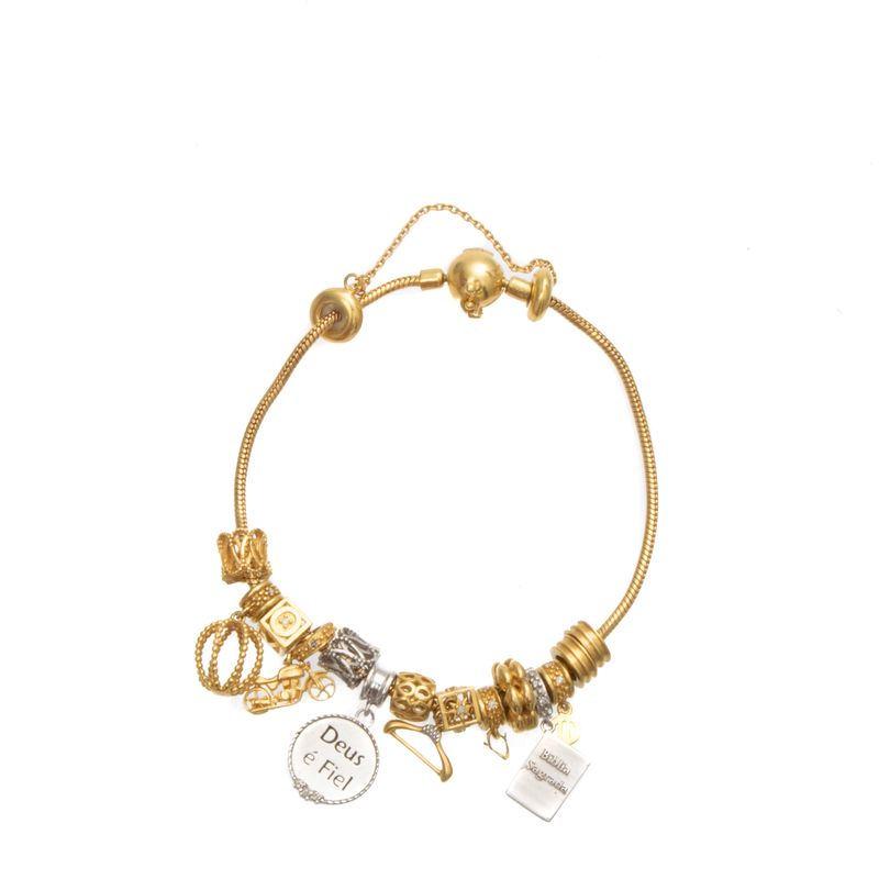 Pulseira-com-Berloques-Ouro-Amarelo