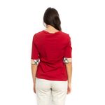 Blusa-Burberry-Malha-Vermelha