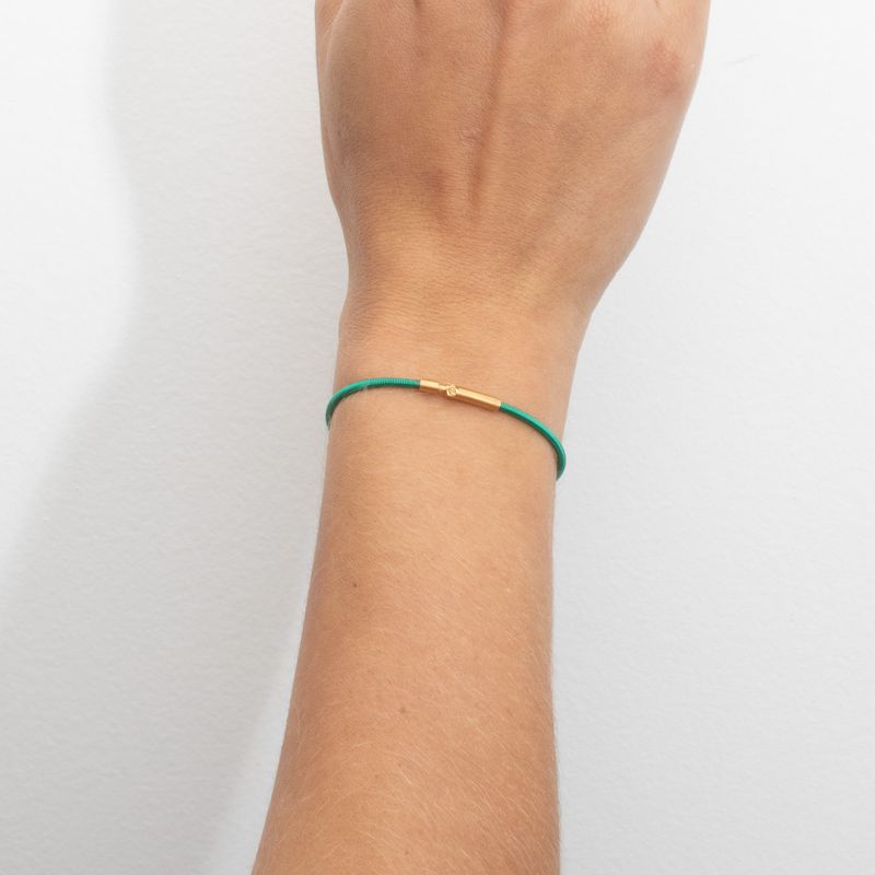 Pulseira-Antonio-Bernardo-Verde-Ouro-Infantil