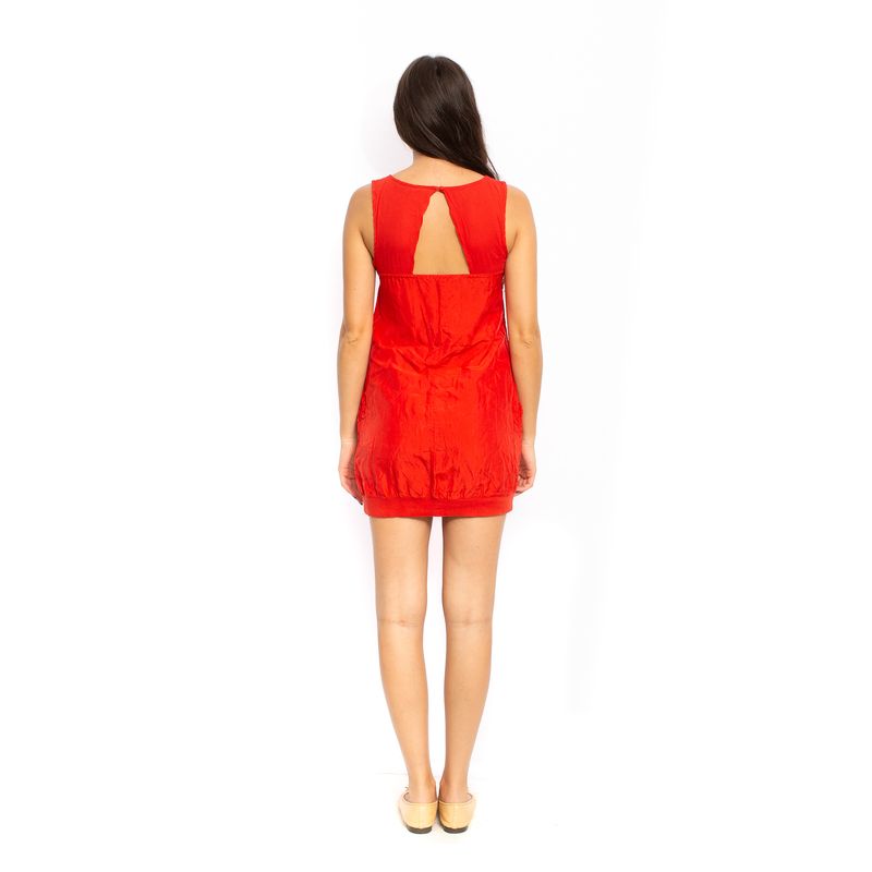 Vestido-Armani-Exchange-Seda-Vermelha