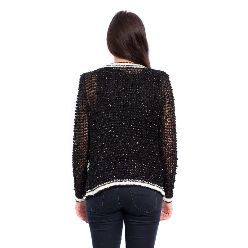 Cardigan-Carol-Bassi-Preto-com-Pedraria