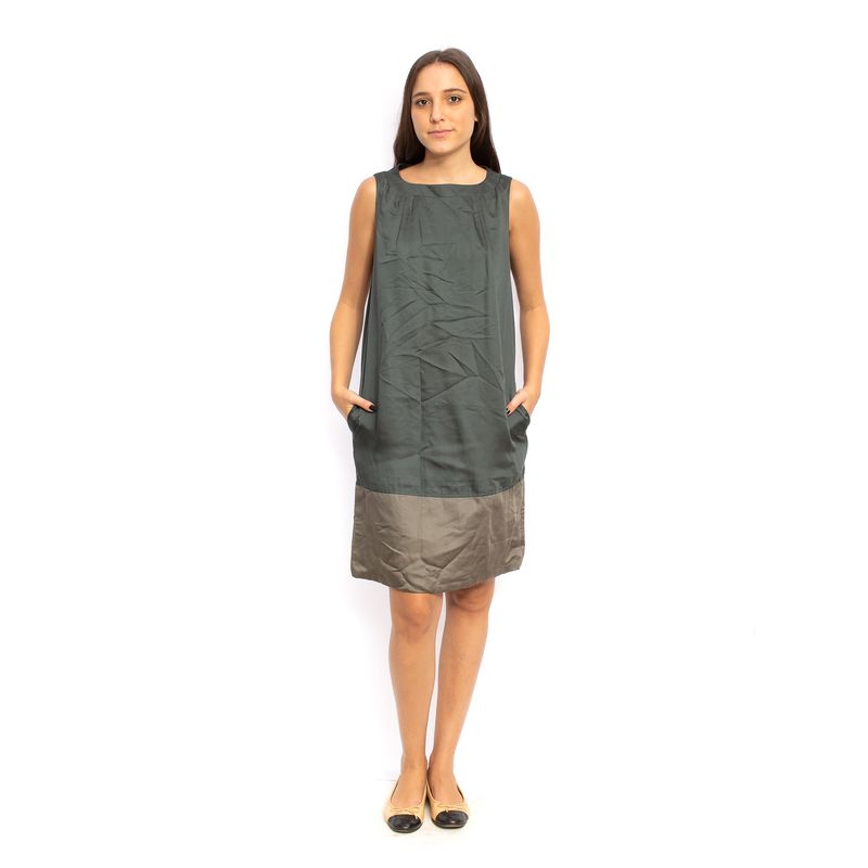 Vestido-MaxMara-Chumbo