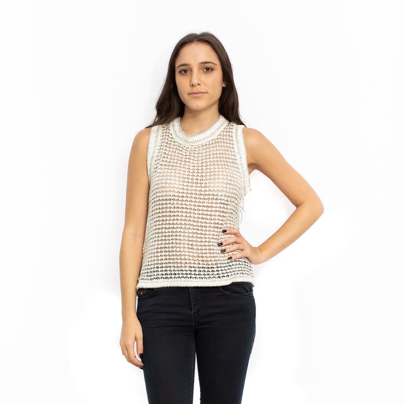 Blusa-Carol-Bassi-Branca-Metalizada
