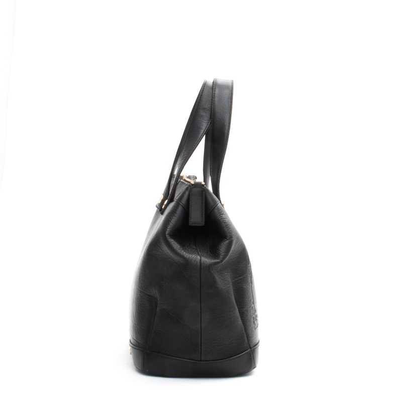 Bolsa-Bulgari-Couro-Preto