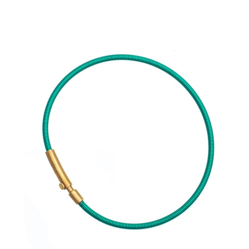 Pulseira-Antonio-Bernardo-Verde-Ouro-Infantil