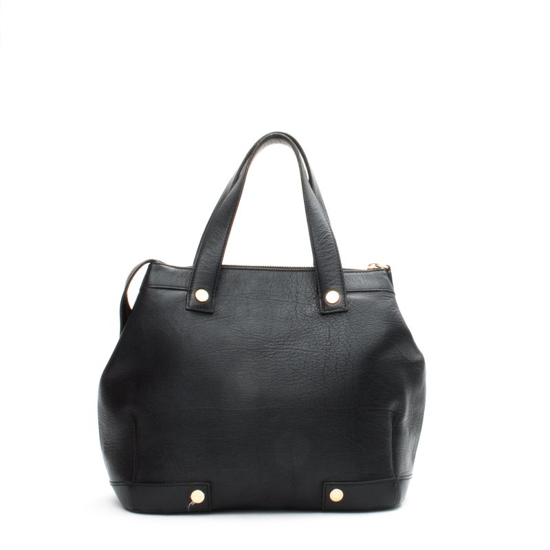 Bolsa-Bulgari-Couro-Preto