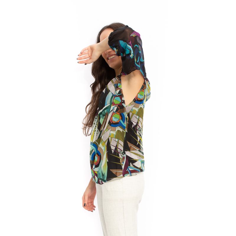Blusa-Versace-Collection-Estampa-Colorida