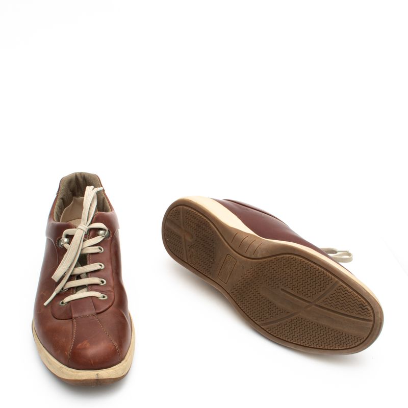 Sapato-Salvatore-Ferragamo-Couro-Marrom