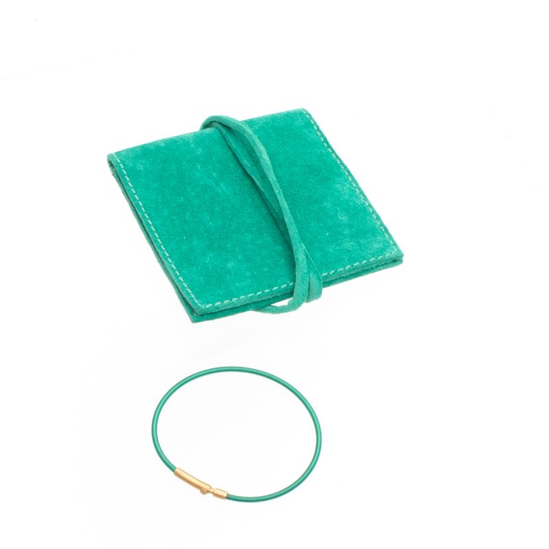 Pulseira-Antonio-Bernardo-Verde-Ouro-Infantil