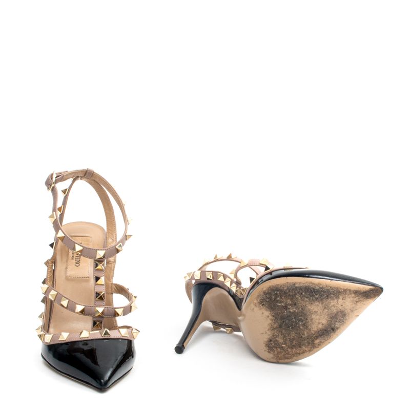 Scarpin-Valentino-Rockstud-Verniz-Preto