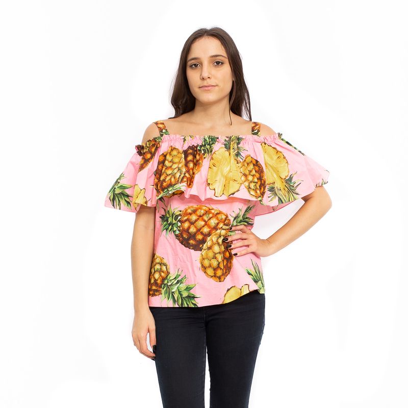 Blusa-Dolce-Gabbana-Estampa-Abacaxi