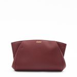 Clutch-Cartier-Geometric-Couro-Vinho