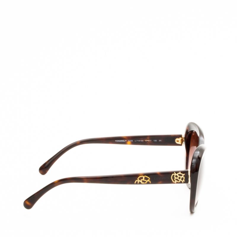 Oculos-Chanel-Camelias-Tartaruga