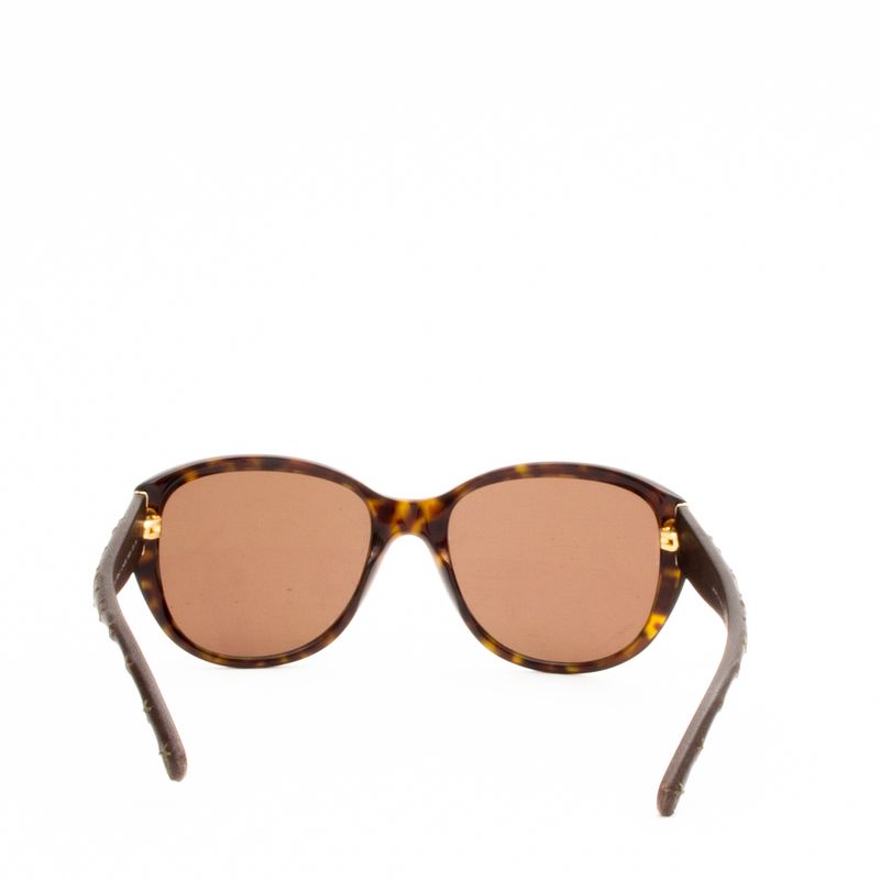 Oculos-Chanel-Couro-Marrom
