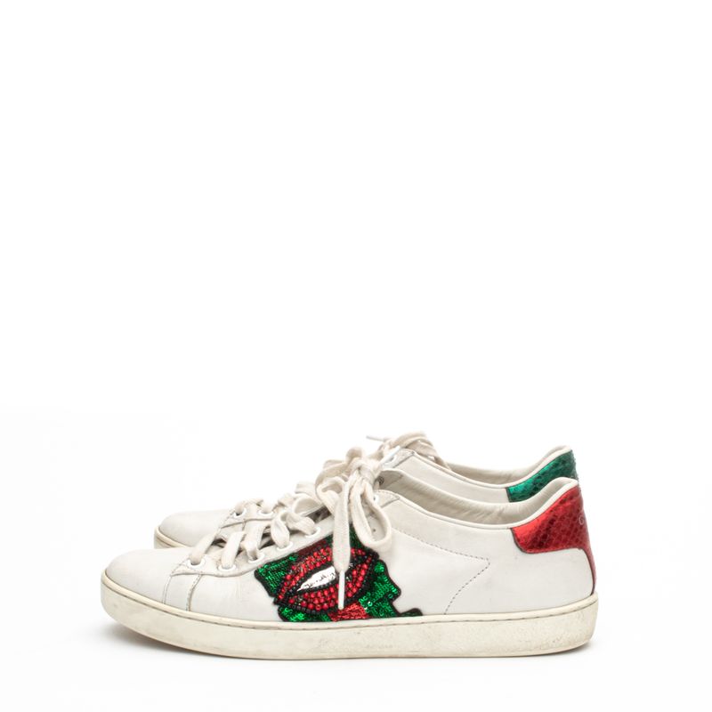 Tenis-Gucci-Couro-Branco