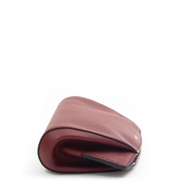 Clutch-Cartier-Geometric-Couro-Vinho