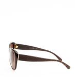Oculos-Chanel-Couro-Marrom