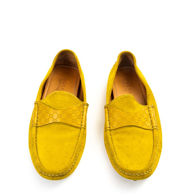 Mocassim-Gucci-Camurca-Amarela