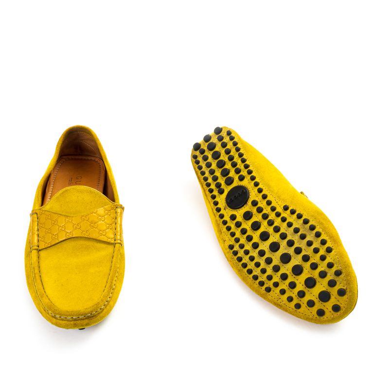Mocassim-Gucci-Camurca-Amarela