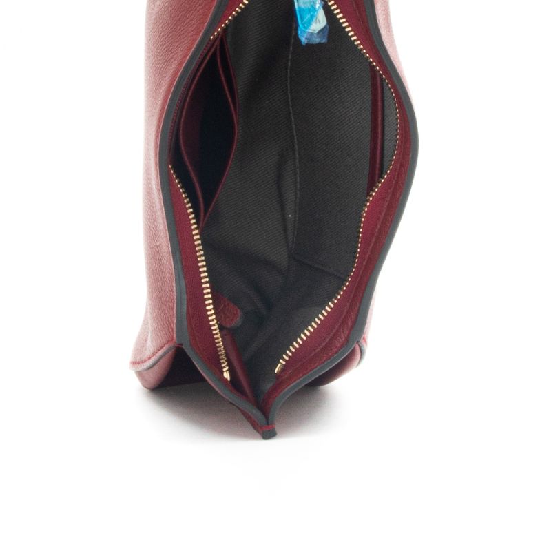Clutch-Cartier-Geometric-Couro-Vinho