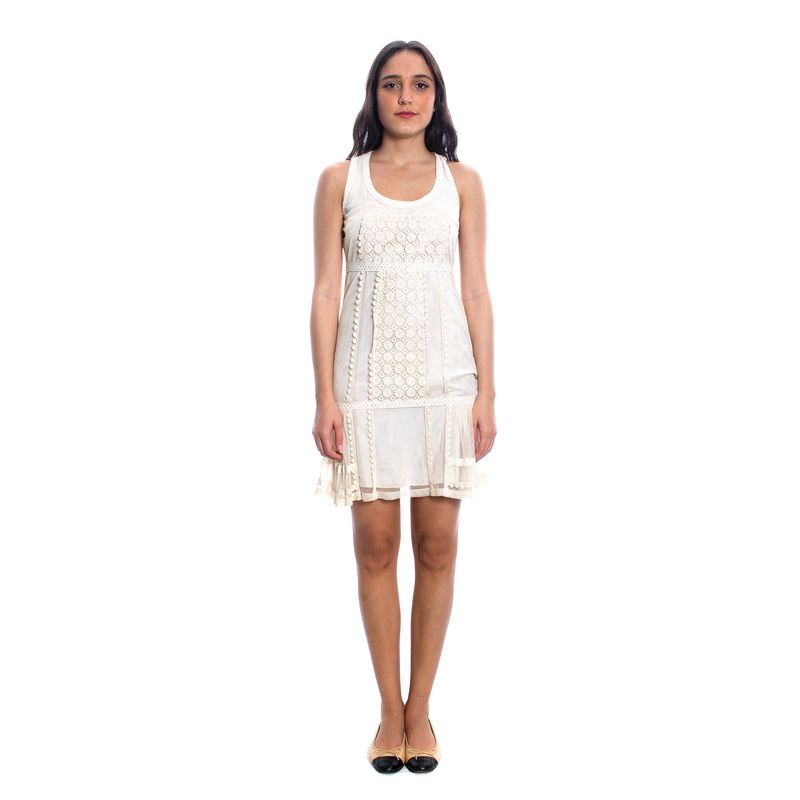 Vestido-Blugirl-Tule-Creme