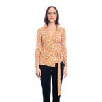 Blusa-Diane-Von-Furstenberg-Wrap-Laranja