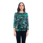 Blusa-Emilio-Pucci-Seda-Verde