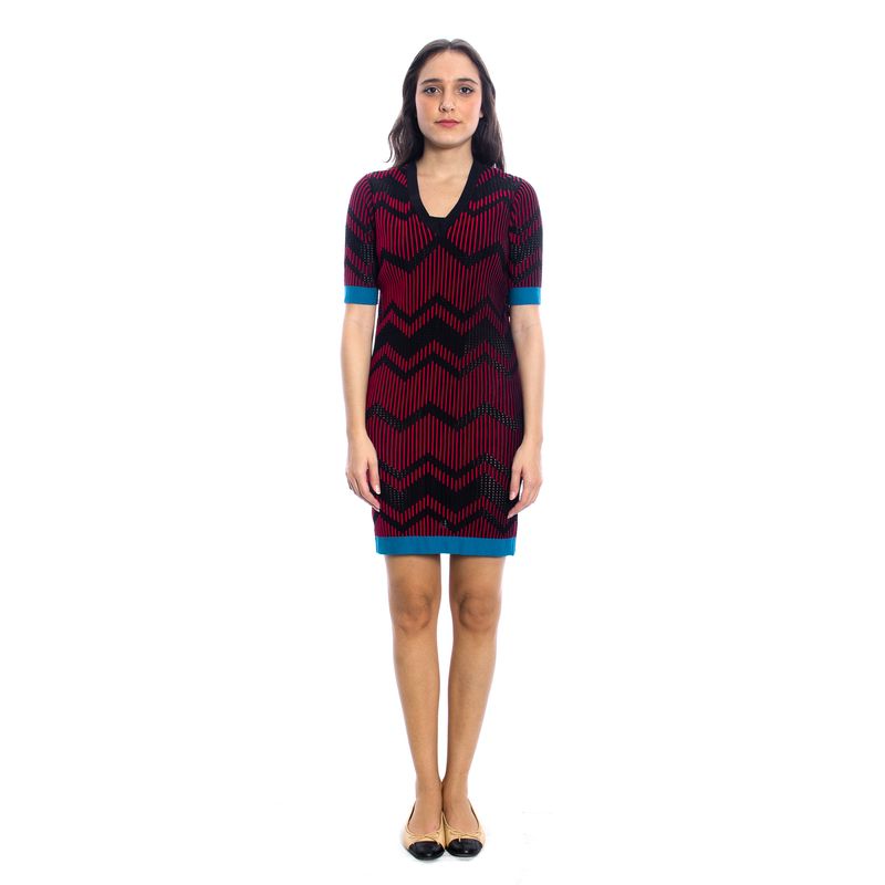Vestido-Missoni-Preto-e-Vermelho