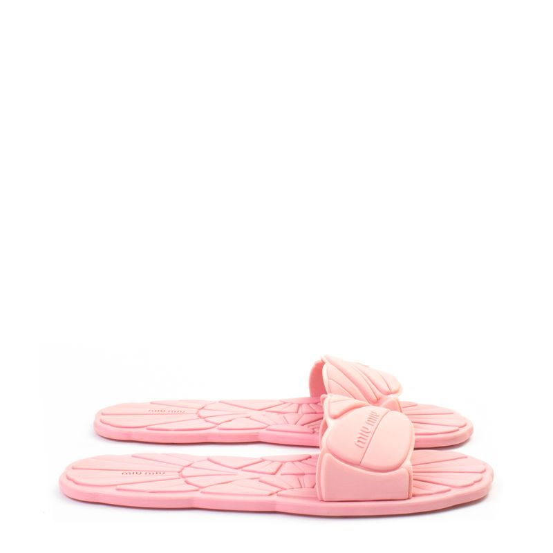 Chinelo-Miu-Miu-Pool-Slides-Rosa
