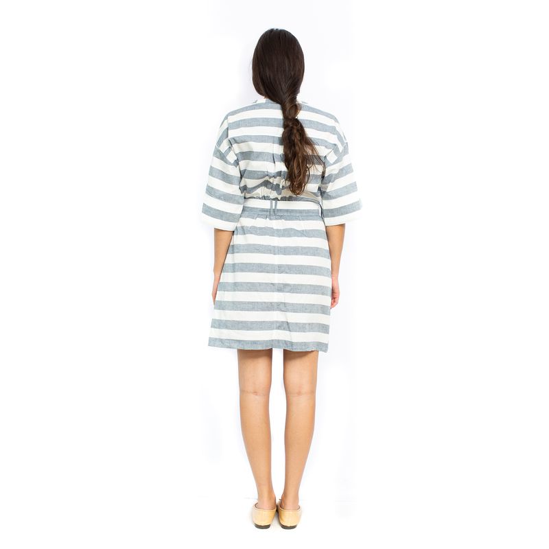Vestido-Burberry-Brit-Listrado