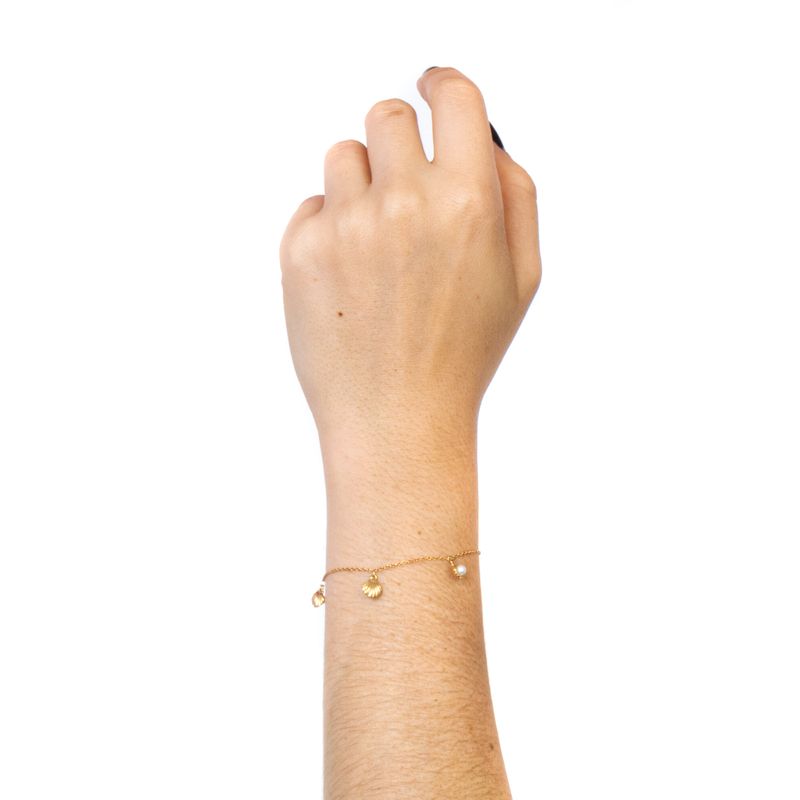Pulseira-Conchinhas-Ouro-Infantil