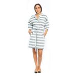 Vestido-Burberry-Brit-Listrado