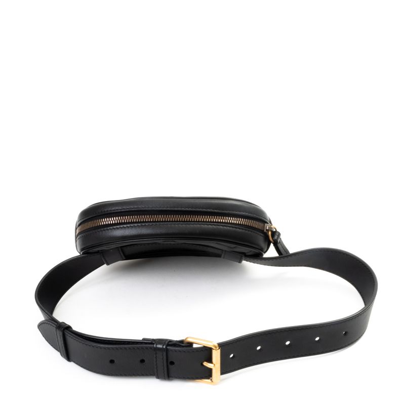 Pochete-Gucci-Marmont-Couro-Preto