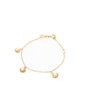 Pulseira Conchinhas Ouro Infantil