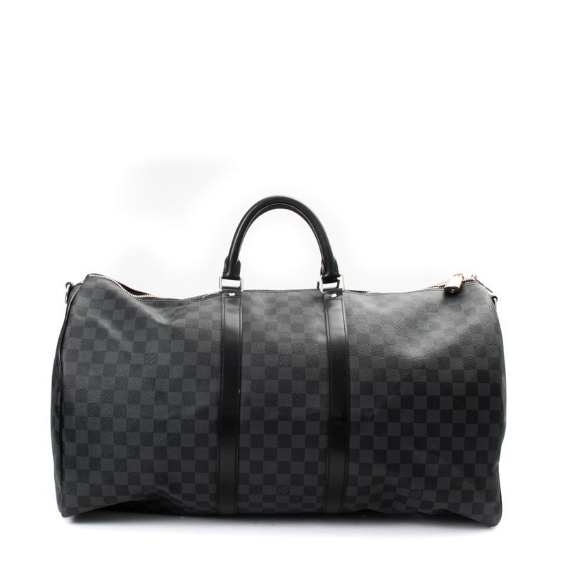 Mala-Louis-Vuitton-Keepall-55-Damier-Graphite