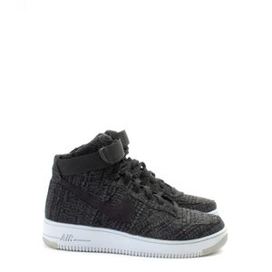 Tenis Nike Air Force 1 Ultra Flyknit Mid Dark Grey Black