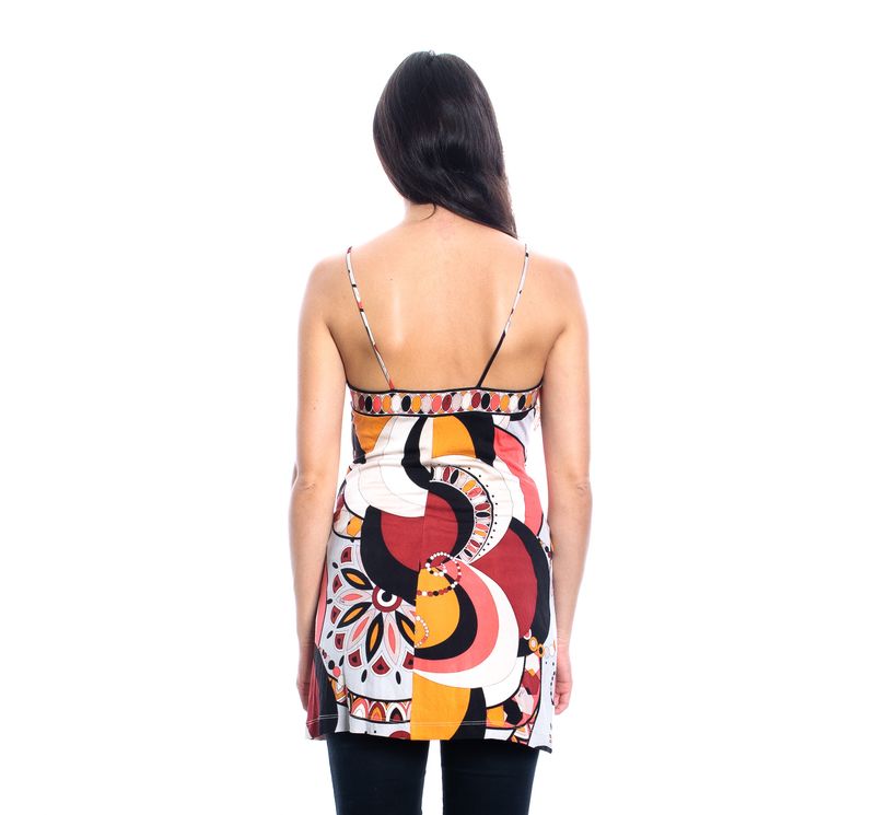 Vestido-Emilio-Pucci-Laranja-Curto